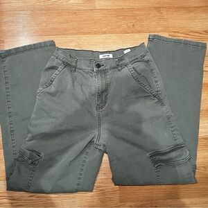 Garage Green Cargo Pockets Streetwear Pants Size P/S